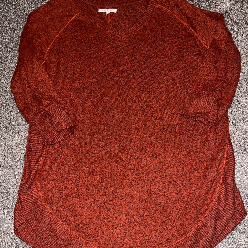 Orange quarter sleeve
